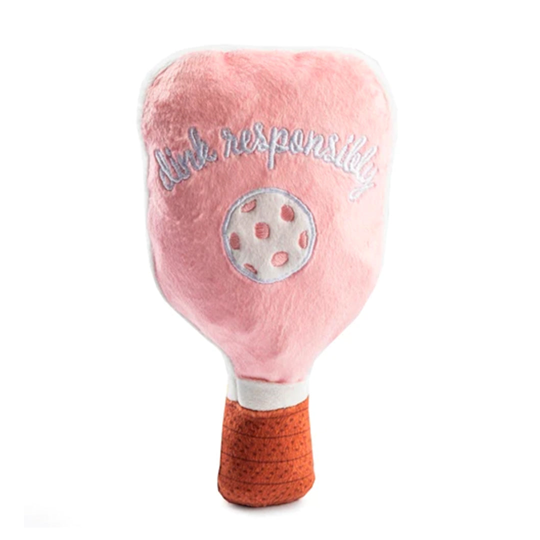 Pink Checker Pickleball Paddle - Dog Toy
