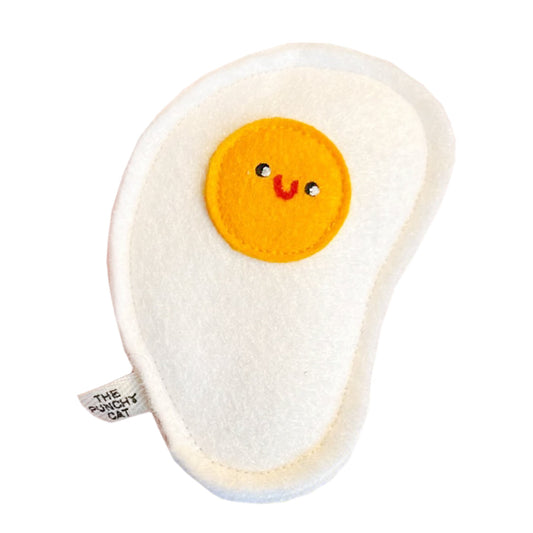 Fried Egg - Catnip Cat Toy
